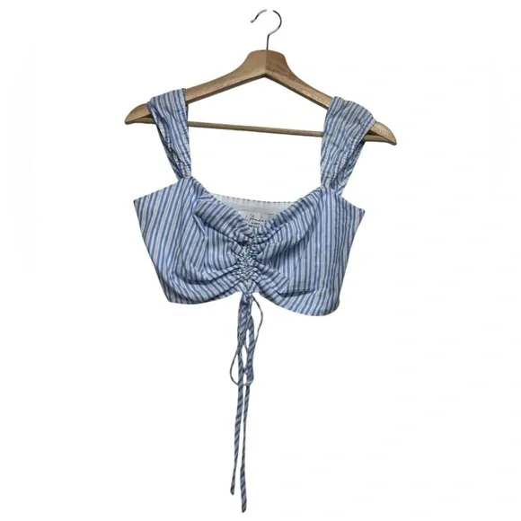 NWOT REVOLVE L’ACADEMIE The Catalina Top Sky Stripe S - Picture 4 of 9